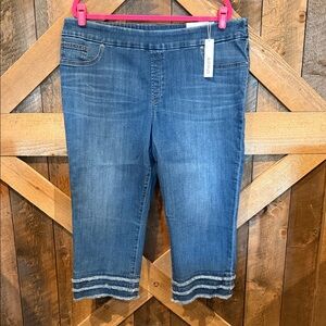 Chico's Blue Cropped Denim Jeans